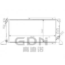 GDN.6.FD.029M-40 福特 鋁質(zhì)散熱器