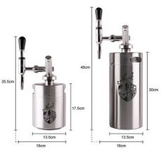 發(fā)氮氣咖啡金屬桶壺3.6L 2L氮氣咖啡機飲料機氮氣茶機