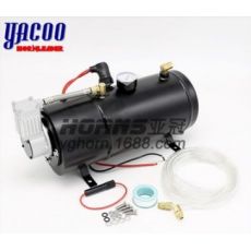 AS173 喇叭改裝氣泵12V 150psi 3L氣罐改裝氣泵空氣壓縮機(jī)