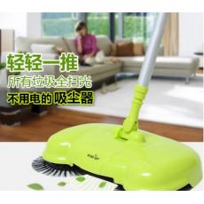 家用手推式掃地機、掃把簸箕組合、不用電的吸塵器